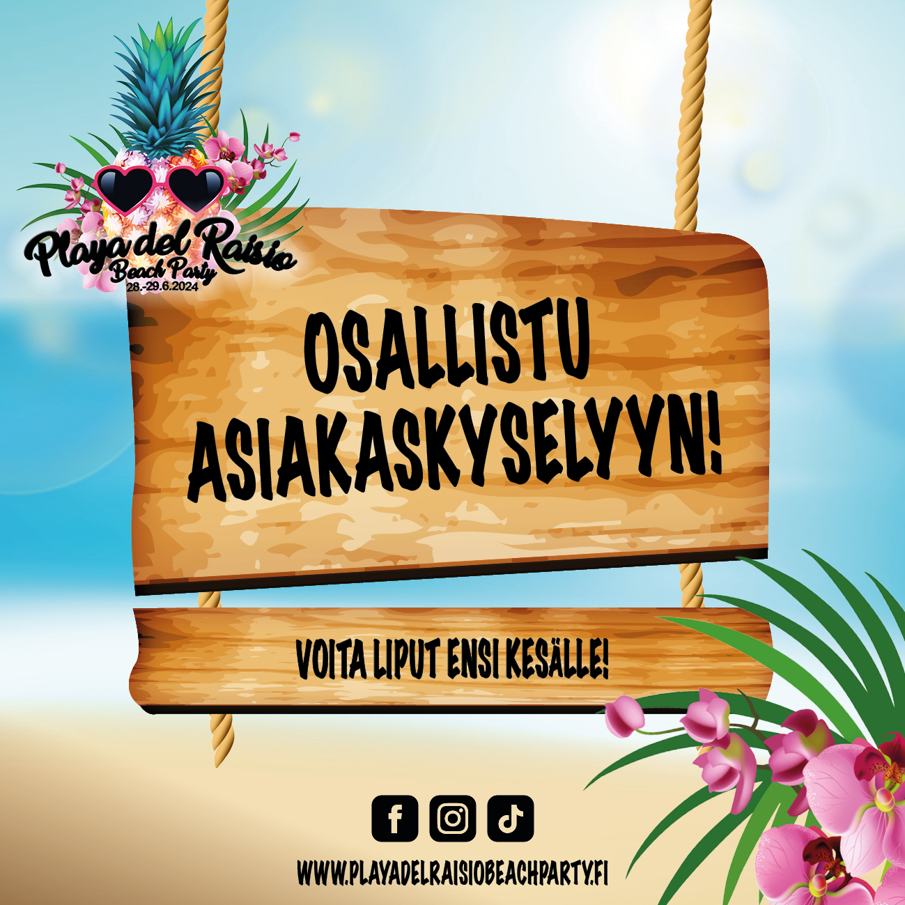 Osallistu asiakaskyselyyn!